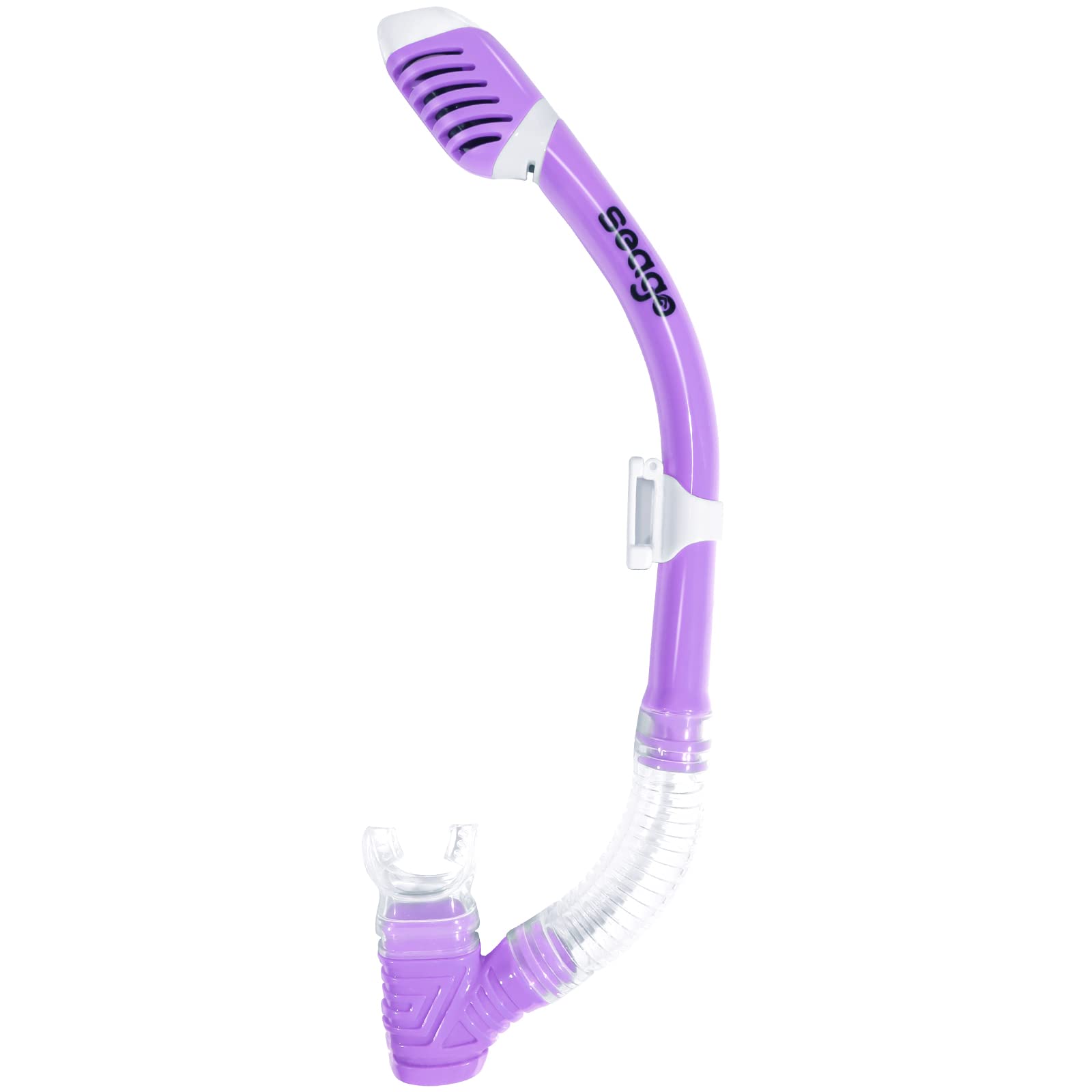 Seago Kids Dry Top Snorkel Tube Comfortable Mouthpiece One-Way Purge Valve for Divers
| Seago Kids Dry Top Snorkel Tube