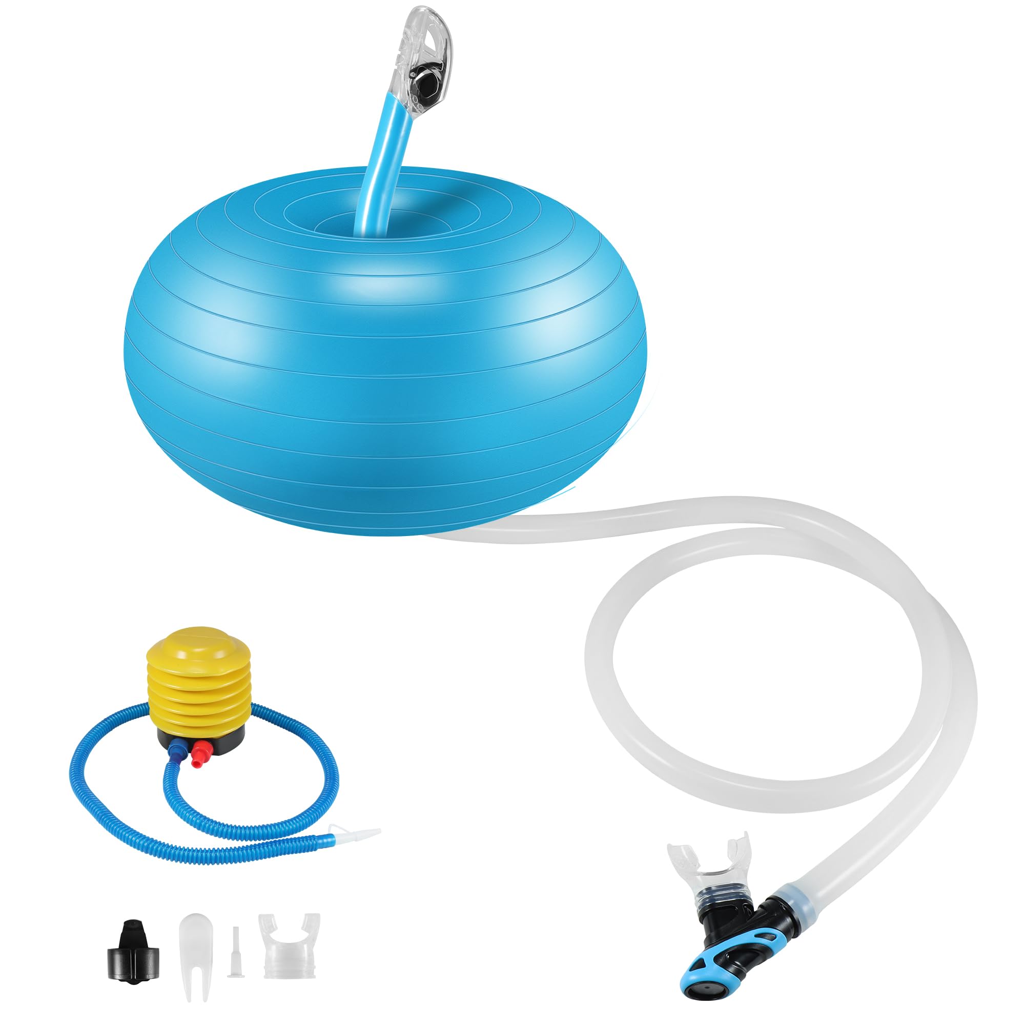 Portable Motorless Tankless Snorkel Breathing System for Snorkeling, Scuba Diving, Pool Swimming, Underwater Adventure