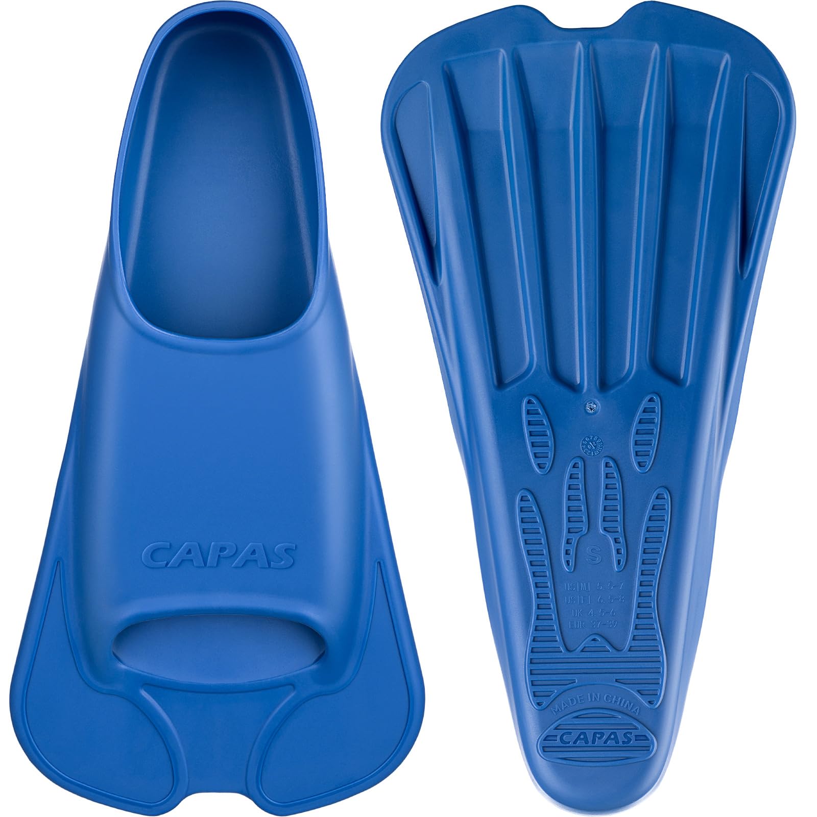 Comfortable Silicone Swim Fins for Adult Men and Women to Build Leg Strength
| CAPAS Lap Swimming Fins with Mesh Bag fo