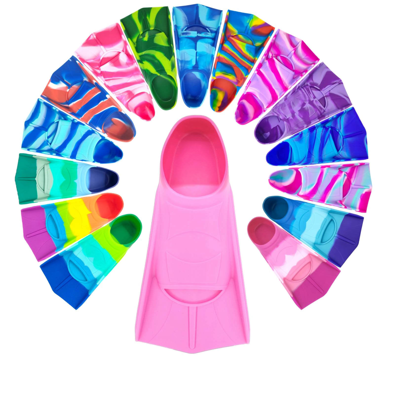 Comfortable Silicone Kids Swim Fins for Swimming and Diving
| Beginner Kids and Adults Silicone Swim Fins
| Silicone Fl