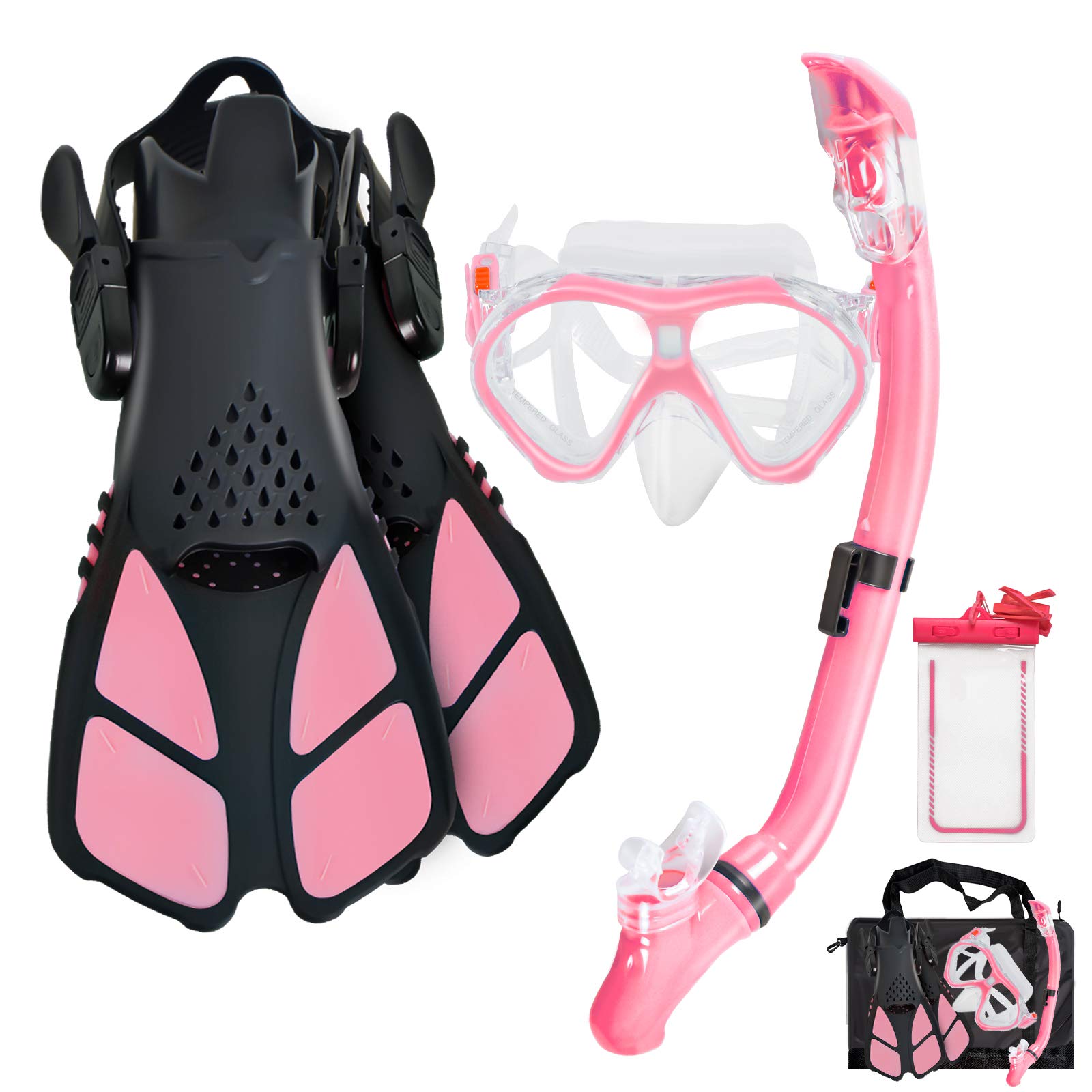Adjustable Kids Snorkeling Set for Water Exploration
| Kids Snorkel Mask and Flippers Snorkeling Gear Set
| Kids Dry Sn